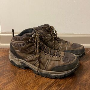 Columbia men’s grants pass mid waterproof boots hiking leather size 11.5
